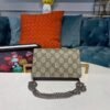 gg Dionysus Super Mini Bag Emerald gg Supreme Canvas Made Using An Earth-Conscious Process With Taupe Detail For Women 6.5in/16.5cm gg ?476432 KHNRN 8642