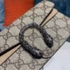 gg Dionysus Super Mini Bag Emerald gg Supreme Canvas Made Using An Earth-Conscious Process With Taupe Detail For Women 6.5in/16.5cm gg ?476432 KHNRN 8642