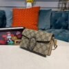 gg Dionysus Super Mini Bag Emerald gg Supreme Canvas Made Using An Earth-Conscious Process With Taupe Detail For Women 6.5in/16.5cm gg ?476432 KHNRN 8642