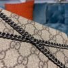 gg Dionysus Supreme Super Mini Bag Beige/Ebony gg Supreme Canvas Red Suede 6.5in/16.5cm gg 476432