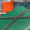 gg Dionysus Super Mini Bag Emerald Green Metal-Free Tanned For Women 6.5in/16.5cm gg 476432 CAOGX 3120