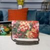 gg Floral WOC Dionysus Shoulder Bag 20cm Calfskin Leather Trim Fall/Winter Collection, Burgundy