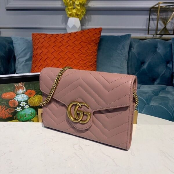gg Marmont Matelass¨¦ Mini Bag Dusty Pink Matelass¨¦ For Women 8in/20cm gg 474575