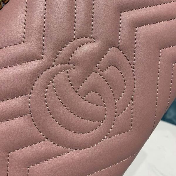 gg Marmont Matelass¨¦ Mini Bag Dusty Pink Matelass¨¦ For Women 8in/20cm gg 474575