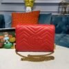 gg Marmont Matelass¨¦ Mini Bag Dusty Red Matelass¨¦ For Women 8in/20cm gg 474575