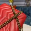 gg Marmont Matelass¨¦ Mini Bag Dusty Red Matelass¨¦ For Women 8in/20cm gg 474575