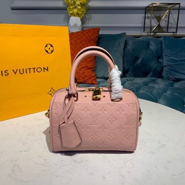 1119581573803352-pic-46505-1573812640 LV Speedy Bandouliere 20 Monogram Empreinte Light Pink For Women, Shoulder And Crossbody Bags 7.8in/20cm LV