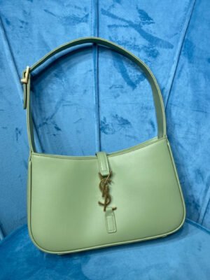 YSSL Le 5 ¨¤ 7 Hobo Bag In Smooth Light Green For Women 9in/23cm YSL 6572282R20W3316