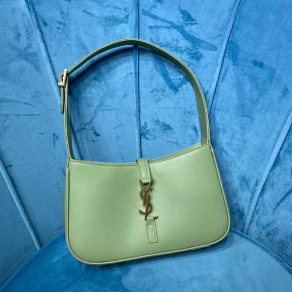 YSSL Le 5 ¨¤ 7 Hobo Bag In Smooth Light Green For Women 9in/23cm YSL 6572282R20W3316