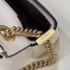 FI Baguette Chain Black and White Bag For Woman 19cm/7.5in