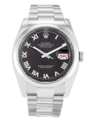 Rolex Datejust Black Dial 116200 Mens 36MM