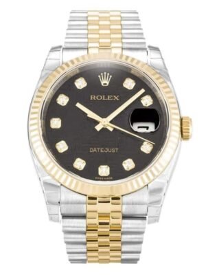 Rolex Datejust Black Dial 116233 Mens 36MM