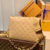 LV Coussin PM Monogram Embossed Puffy Cream For Women, Women¡¯s Handbags, Shoulder And Crossbody Bags 10.2in/26cm LV