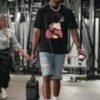 Gucci Dog Print T-Shirt in Black