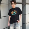 Dior Multicolor Logo Black T-Shirt