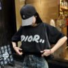 Dior Oversized Logo Black T-Shirt