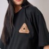 Gucci Triangle Logo Black T-Shirt