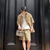 Gucci GG Monogram Beige Short Sleeve Shirt
