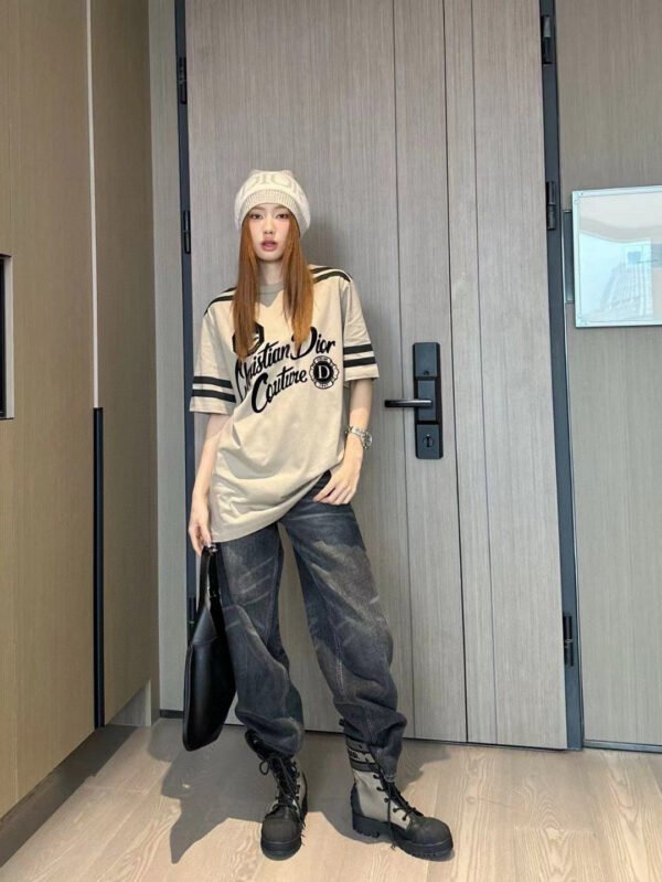 11_e9c86d7b-46f0-4a47-a8df-fc1102736718 Dior Christian Dior Couture Beige T-Shirt
