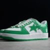 BAPE STA Low-Top Green and White Sneakers