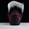 Lanvin Burgundy Suede Sneakers