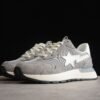 BAPE STA Runner Sneakers in Grey and White