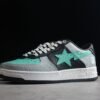 BAPE STA Low-Top Aqua and Grey Sneakers