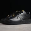 BAPE STA Low-Top Black Croc-Embossed Sneakers