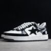 BAPE STA Low-Top Sneakers in Black and White