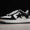 BAPE STA Low-Top Sneakers in Black and White