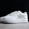 BAPE STA Low-Top Sneakers in White and Gray