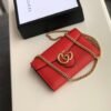 gg Marmont Mini Chain Bag Red For Women 7.9in/20cm gg