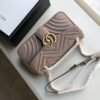 gg Marmont Matelass¨¦ Shoulder Bag Dusty Pink Matelass¨¦ Chevron For Women 10in/26cm gg 443497 DTDIT 5729