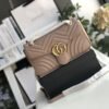 gg Marmont Matelass¨¦ Shoulder Bag Dusty Pink Matelass¨¦ Chevron For Women 10in/26cm gg 443497 DTDIT 5729