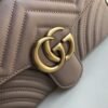 gg Marmont Matelass¨¦ Shoulder Bag Dusty Pink Matelass¨¦ Chevron For Women 10in/26cm gg 443497 DTDIT 5729