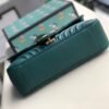 gg Marmont Small Matelass¨¦ Shoulder Bag Green Matelass¨¦ Chevron For Women 10in/26cm 443497