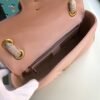 gg Marmont Small Matelass¨¦ Shoulder Bag Dusty Pink Matelass¨¦ Chevron For Women 10in/26cm gg 443497 DTDIT 5729