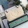 gg Marmont Matelass¨¦ Mini Bag  White  For Women 8.5in/22cm gg 446744 DTDIT 9022