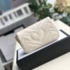 gg Marmont Matelass¨¦ Super Mini Bag Dusty White Chevron For Women 6.2in/16.5cm gg 476433 DTDCT 9022