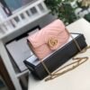 gg Marmont Matelass¨¦ Super Mini Bag Dusty Pink Chevron For Women 6.2in/16.5cm gg 476433 DTDCT 5729