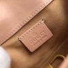 gg Marmont Matelass¨¦ Super Mini Bag Dusty Pink Chevron For Women 6.2in/16.5cm gg 476433 DTDCT 5729