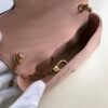 gg Marmont Matelass¨¦ Super Mini Bag Dusty Pink Chevron For Women 6.2in/16.5cm gg 476433 DTDCT 5729