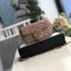 gg Marmont Matelass¨¦ Super Mini Bag Beige Matelass¨¦ Chevron For Women 6.2in/16.5cm gg