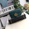 gg Marmont Matelass¨¦ Super Mini Bag Green Matelass¨¦ Chevron For Women 6.2in/16.5cm gg