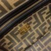 FI Baguette Raffia Fabric Black For Women, Bags 10.6in/27cm FF 8BR600AKBYF1HOG