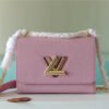12664628 LV Twist MM Epi Guimauve Purple For Women, Shoulder And Crossbody Bags 9.1in/23cm LV