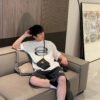 Balenciaga Oversized '8' Logo T-Shirt (White)