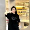 Dior Safety Pin Logo Black T-Shirt