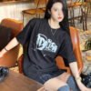 12_3873bd04-70b7-4f4e-a9e7-2acf7f559586 Dior Black Graphic T-Shirt