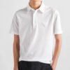 12_3e457bae-35d2-4c10-ad96-b15b7f4f382c Prada Classic White Polo Shirt
